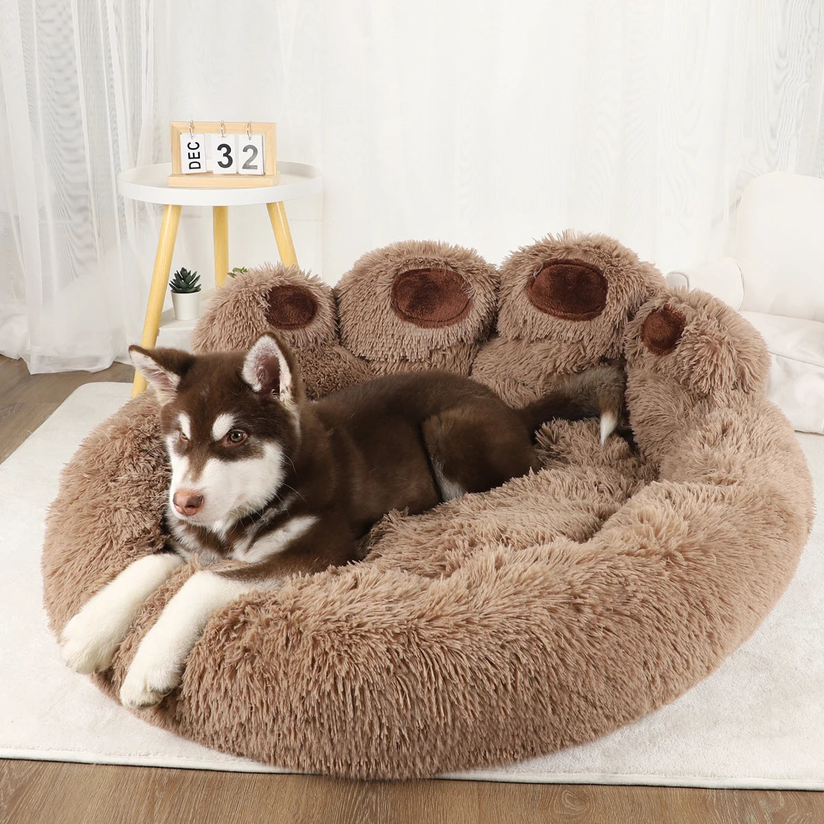Flauschiges Hundebett – Warmes Weiches Haustier Sofa für Hunde & Katzen Kaufschwan®
