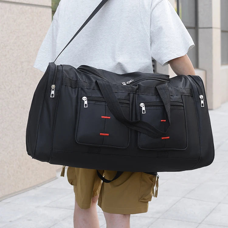 Große Gepäcktasche – Reisetasche mit Mehreren Fächern & Sporttasche mit Reißverschluss Kaufschwan®