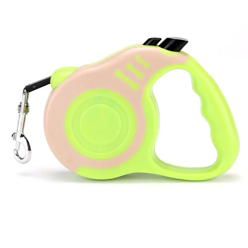 3M 5M Ausziehbare Hundeleine Automatische Flexible Nylon Rollleine für Kleine Mittelgroße Hunde