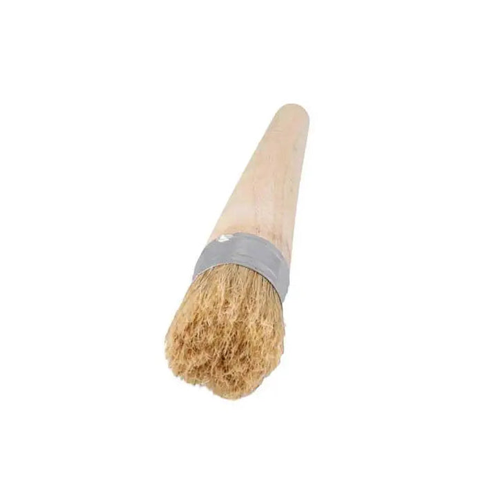 Hochwertiger Künstlerpinsel – Rundborsten Pinsel mit Holzgriff für Wachs, Kreide und Ölmalerei Kaufschwan®