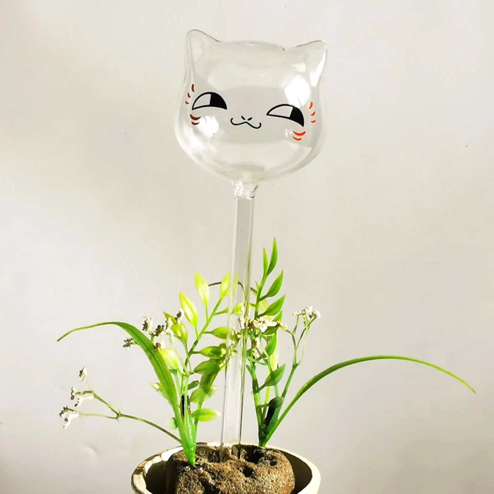 Automatische Pflanzenbewässerungskugeln aus Glas – Selbstbewässernde Kugeln | Transparentes Tropfbewässerungssystem für Haus & Gartenpflanzen Kaufschwan® Design 3