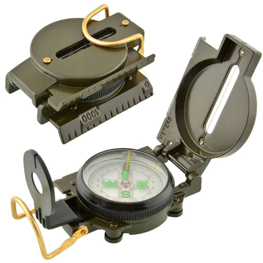 Hochpräziser Wasserdichter Kompass – Professionelles Metall-Navigationswerkzeug für Outdoor, Wandern & Bergsteigen Kaufschwan®
