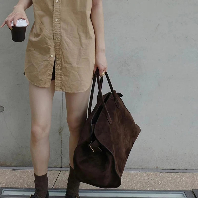High-End Nischen Design Handtasche – Große Retro Pendler- & Outdoor Reisetasche | Neue Damenhandtasche für Herbst & Winter Kaufschwan®