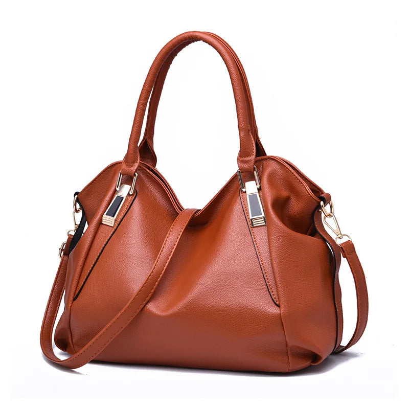 Luxus Designer Damenhandtasche aus Weichem Leder – Große Modische Tasche | Schulter- & Crossbody Damen Tasche Kaufschwan®