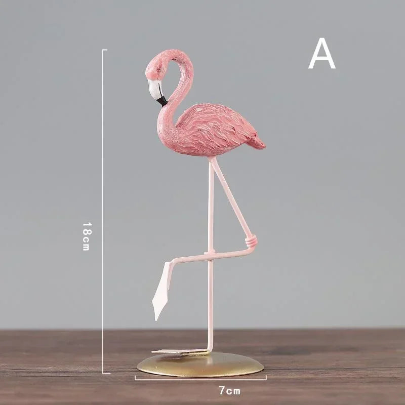 Kreative Flamingo Resin Figur – Cartoon Desktop Dekoration im INS Stil für Wohnzimmer und Schreibtisch Kaufschwan®