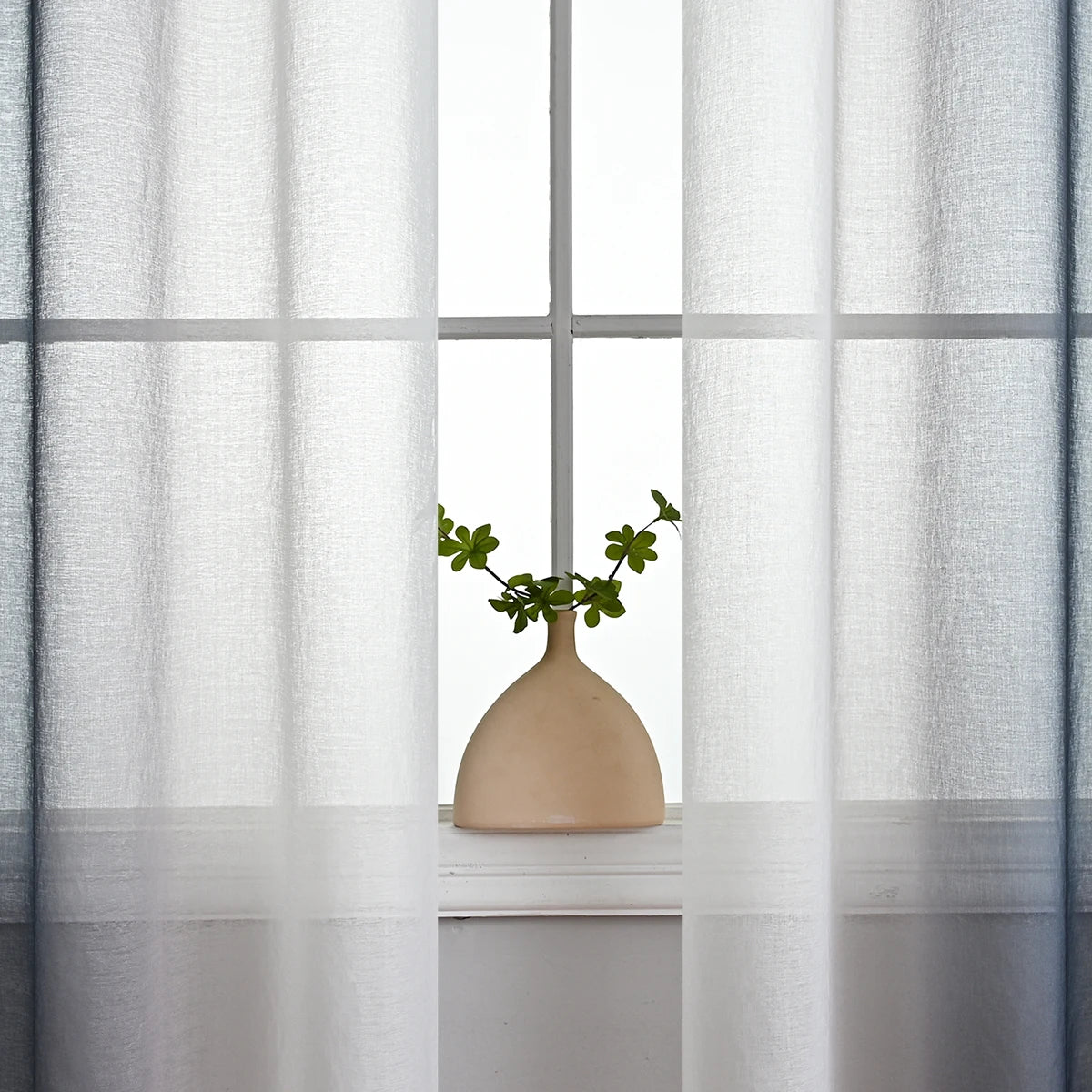 Mehrfarbiger Farbverlauf Halb Verdunkelungsvorhang mit Stangendurchzug für Wohnzimmer 2 Stück/Set Kaufschwan®