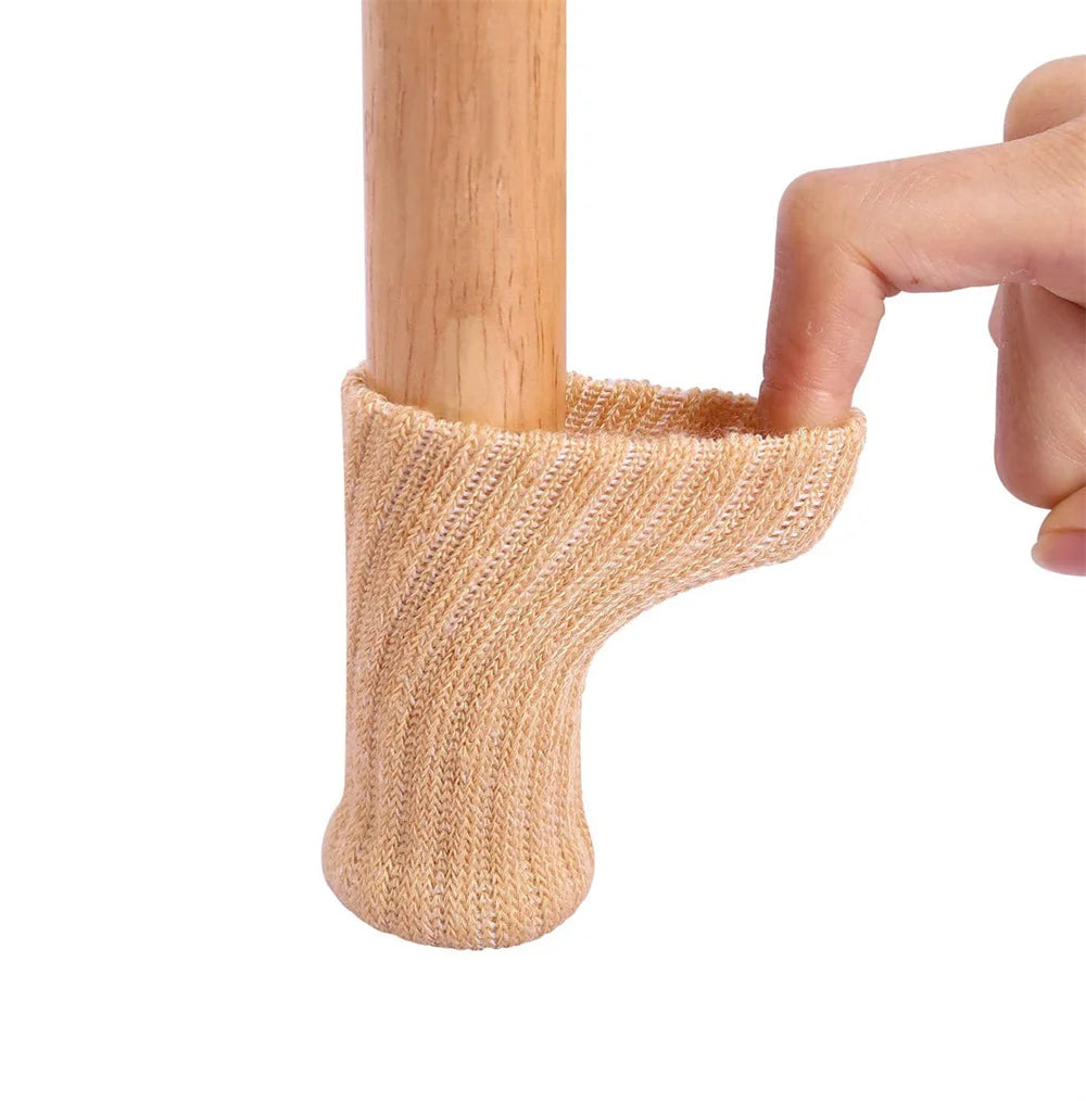 4/8/24 Stück Gestrickte Möbelbein Socken – Stuhlbein Bodenschutz & Möbelkappen | Kratzschutz Stuhlbeinüberzüge für Kommoden & Möbel Kaufschwan®