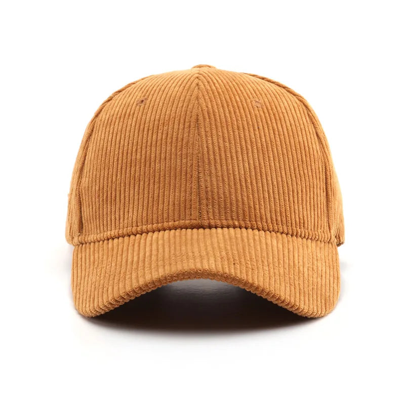 Cord Baseballkappe | Damen & Herren Baumwolle Einfarbige Baseballcap | Herbst Warm Hip Hop Snapback Baseballcap Kaufschwan®
