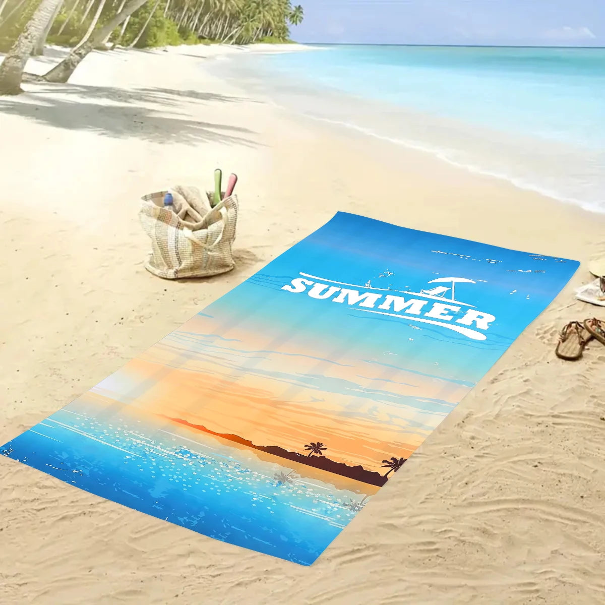 Ultrafeines Mikrofaser Schnell Trocknendes Strandtuch – Saugfähiges Handtuch für Sport, Schwimmen & Duschräume Kaufschwan®
