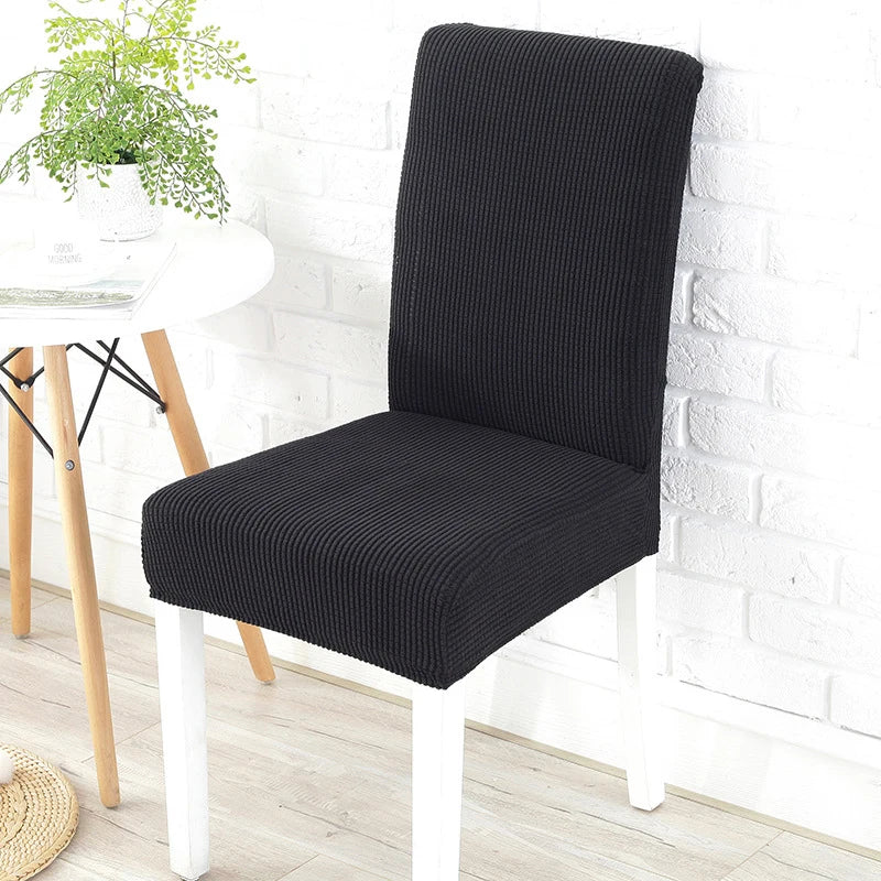 Elastischer Esszimmer Stuhlbezug – Dehnbarer Dicker Jacquard Küchenstuhl Überzug für Esszimmer, Hotel, Hochzeit & Bankett Kaufschwan®