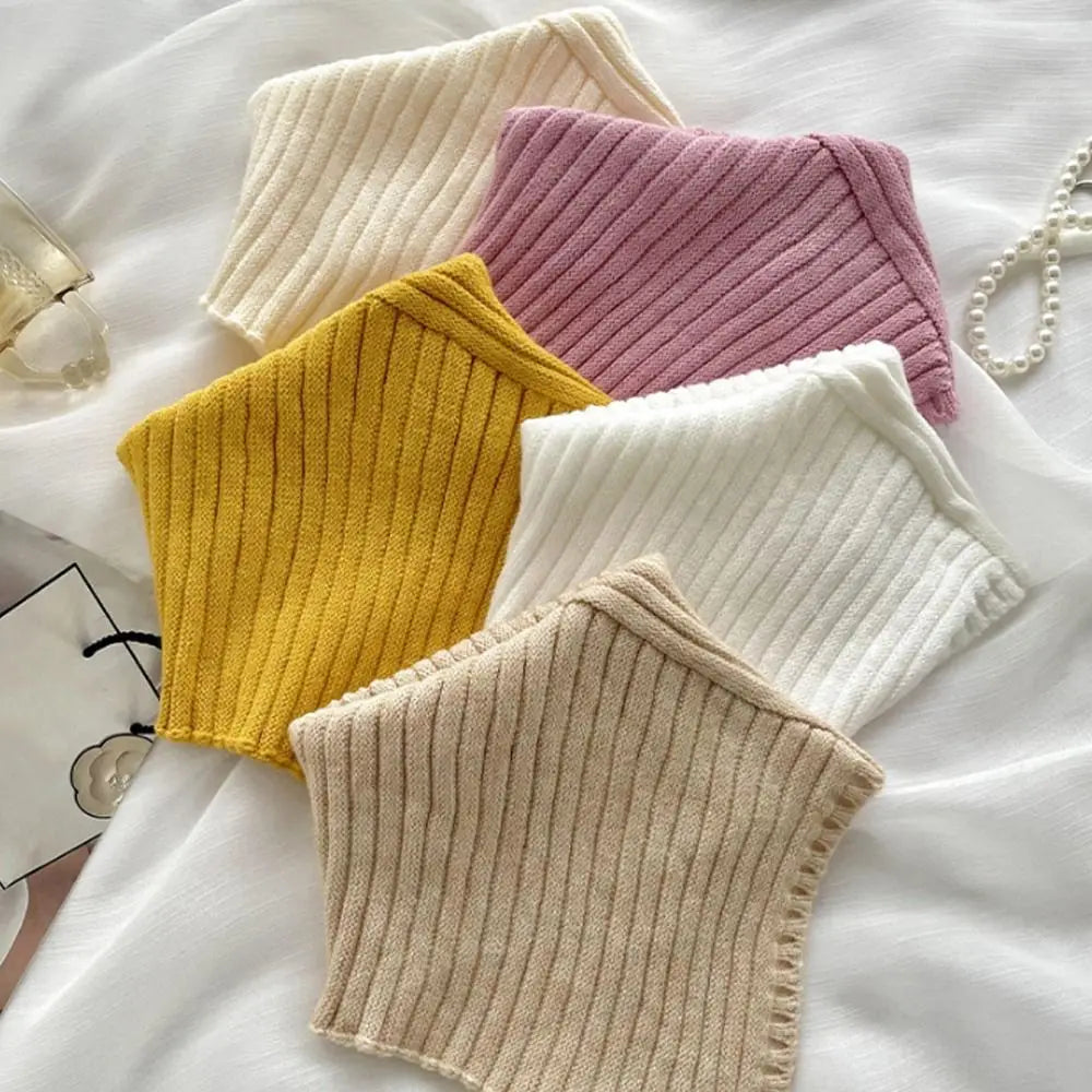 Abnehmbarer Winter Schal – Winddichter Gestrickter Fake Rollkragen für Damen | Warmer Halswärmer für Kaltes Wetter Kaufschwan®