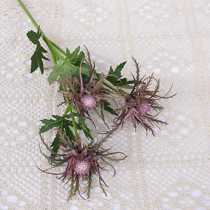 Realistisch aussehender Beerenzweig – Künstliche Blumen für Hochzeit, Weihnachten & Herbstdekoration | Kunstzweige für Wohn- & Eventdeko Kaufschwan® Lila