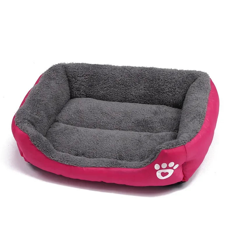 Weiches Warmes Haustierbett – Sofa Bett mit Wasserdichtem Boden für Hunde & Katzen