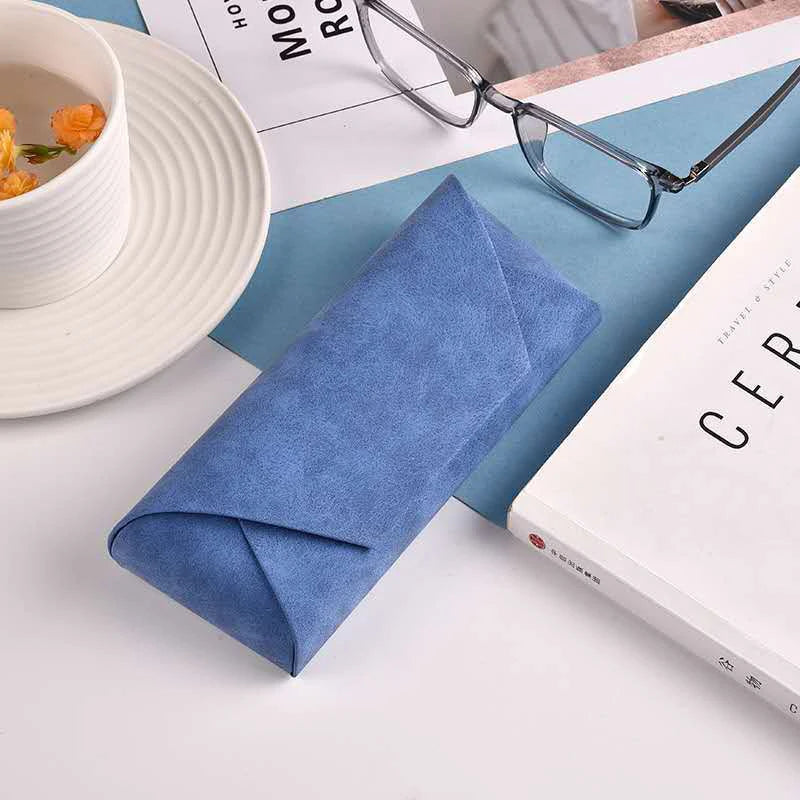 Tragbare PU Leder Brillentasche – Weiches Sonnenbrillen Etui Organizer für Damen und Herren Kaufschwan®