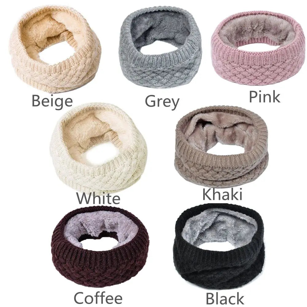 Bequemer Weicher Halswärmer – Dickes Thermo Schlauchtuch für Herbst & Winter | Gestrickter Wärmeschal Neckerchief Kaufschwan®