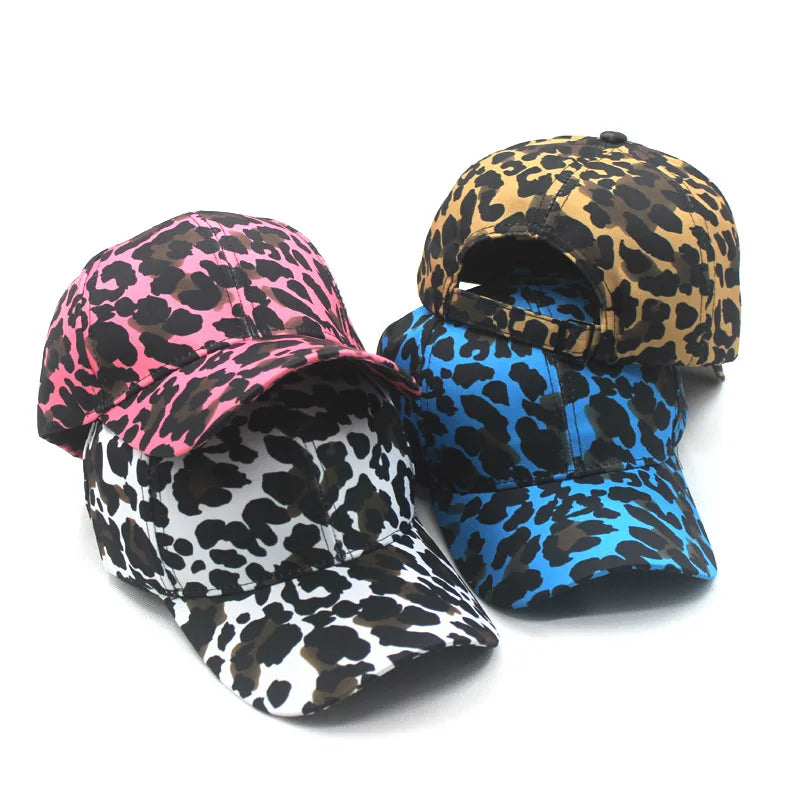 Leopard Print Verstellbare Baseballkappe | Sonnenschutz Baseballcap | Frühling & Sommer Outdoor Snapback für Herren Kaufschwan®