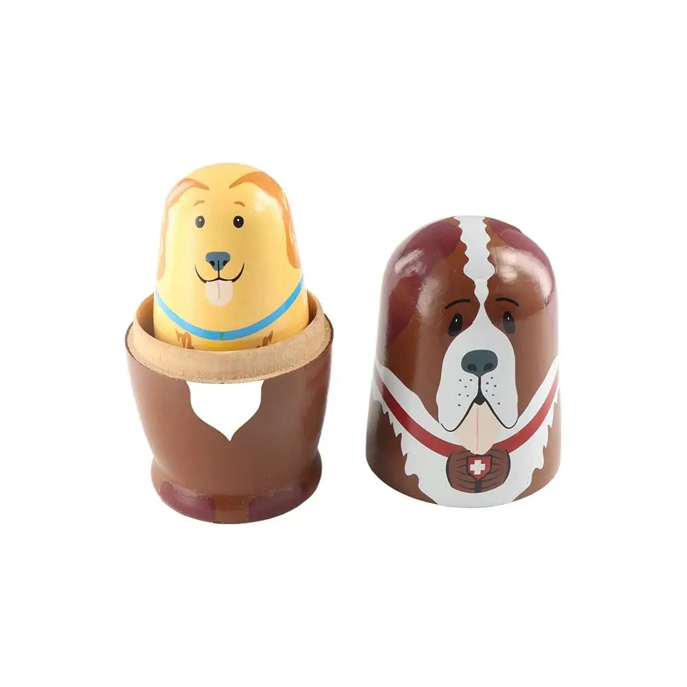 Holz-Matrjoschka – Russische Nestpuppen Set | Dekoration & Spielzeug Geschenk für Kinder Kaufschwan®