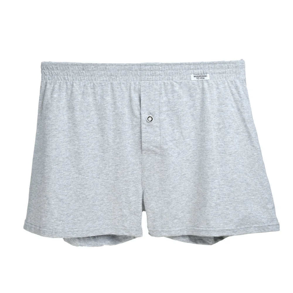 Herren Boxershorts aus Baumwolle – Bequeme Unterwäsche mit Elastischem Bund | Klassische Knopfleiste, Große Größen, Perfekt für Zuhause Kaufschwan®