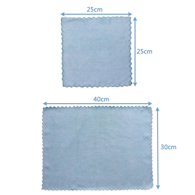 Mikrofaser Fischschuppen Spültücher – Super Saugfähige Ölabweisende Küchen Reinigungstücher | Glas- & Fensterwischtücher für Haushalt Kaufschwan®