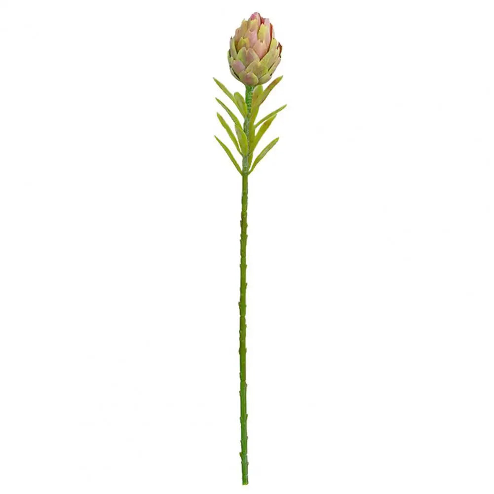 Künstliche Artischocken & Protea Cynaroides – Realistische Kunstblumen für Tischdekoration, Wohnzimmer & Hochzeitsarrangements Kaufschwan® Rosa Grün