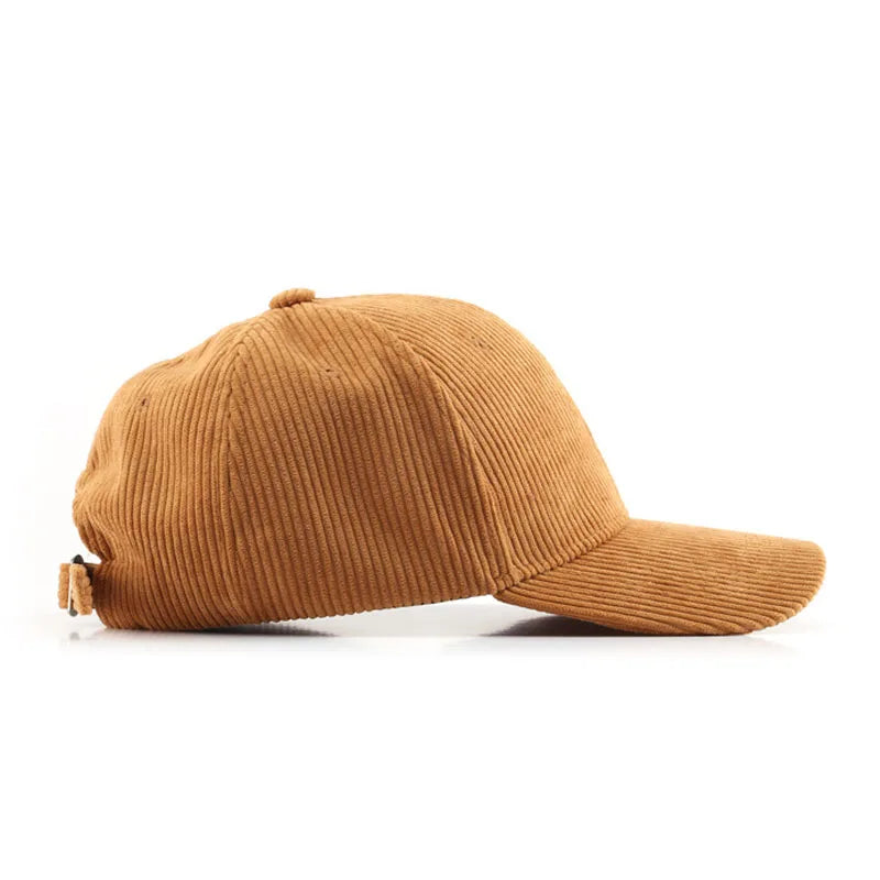 Cord Baseballkappe | Damen & Herren Baumwolle Einfarbige Baseballcap | Herbst Warm Hip Hop Snapback Baseballcap Kaufschwan®