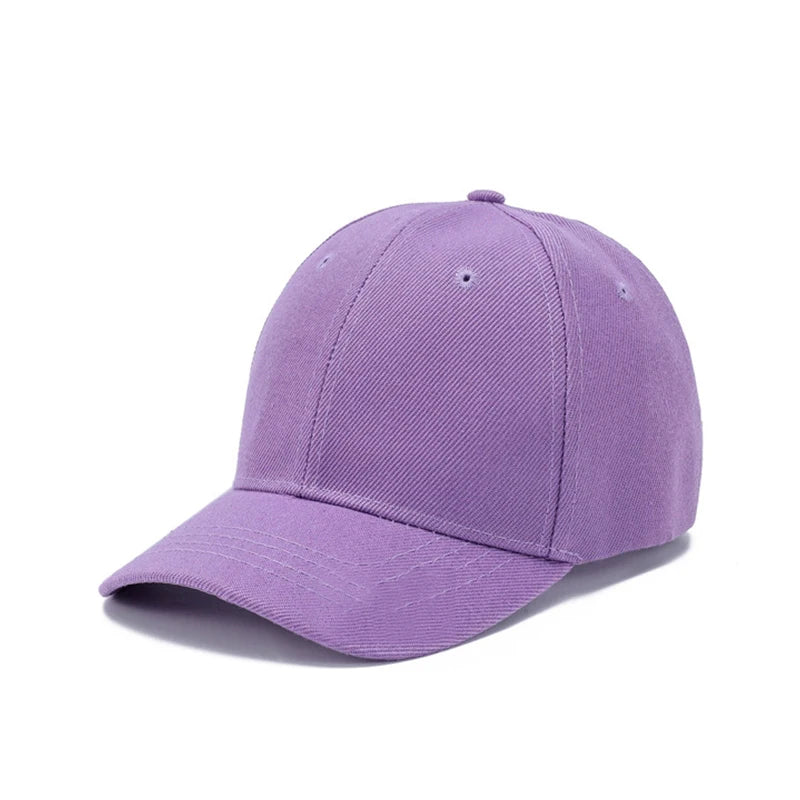 Kinder Baseballkappe | Verstellbare Sommer Baseballcap für Jungen & Mädchen | Reise & Outdoor Sonnenschutz Baseballcap Kaufschwan® Hellviolett