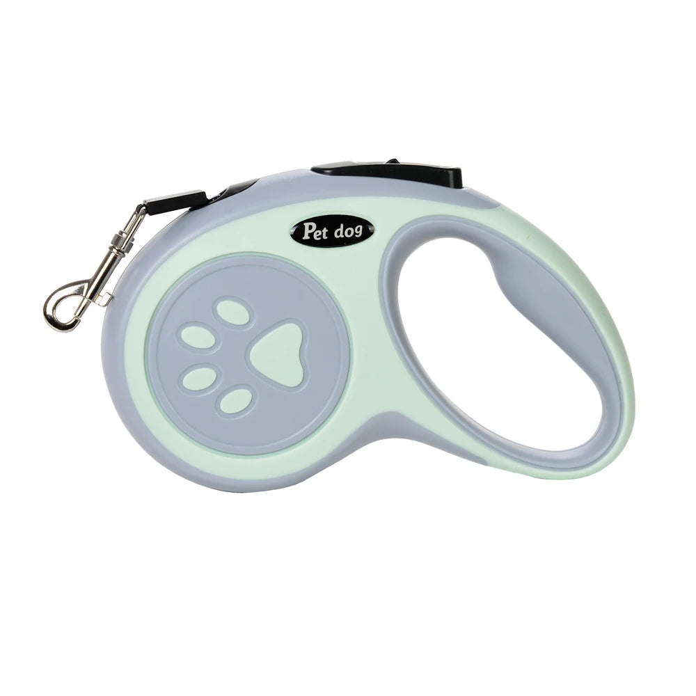 Automatische Ausziehbare Hundeleine 3M 5M Nylon Rollleine für Kleine Hunde Katzen Kaufschwan® Grün 5M