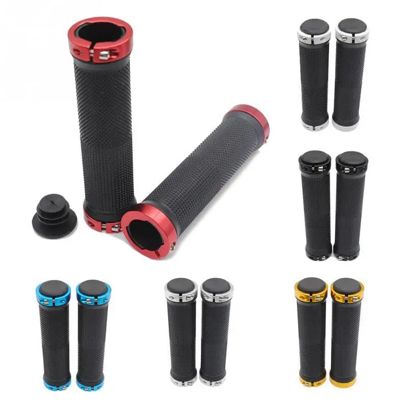 1 Paar MTB/Rennrad Lenkergriffe – Weiche Rutschfeste Gummigriffe mit Lock-On Befestigung & Bar End für Mountainbike & Rennrad Kaufschwan®