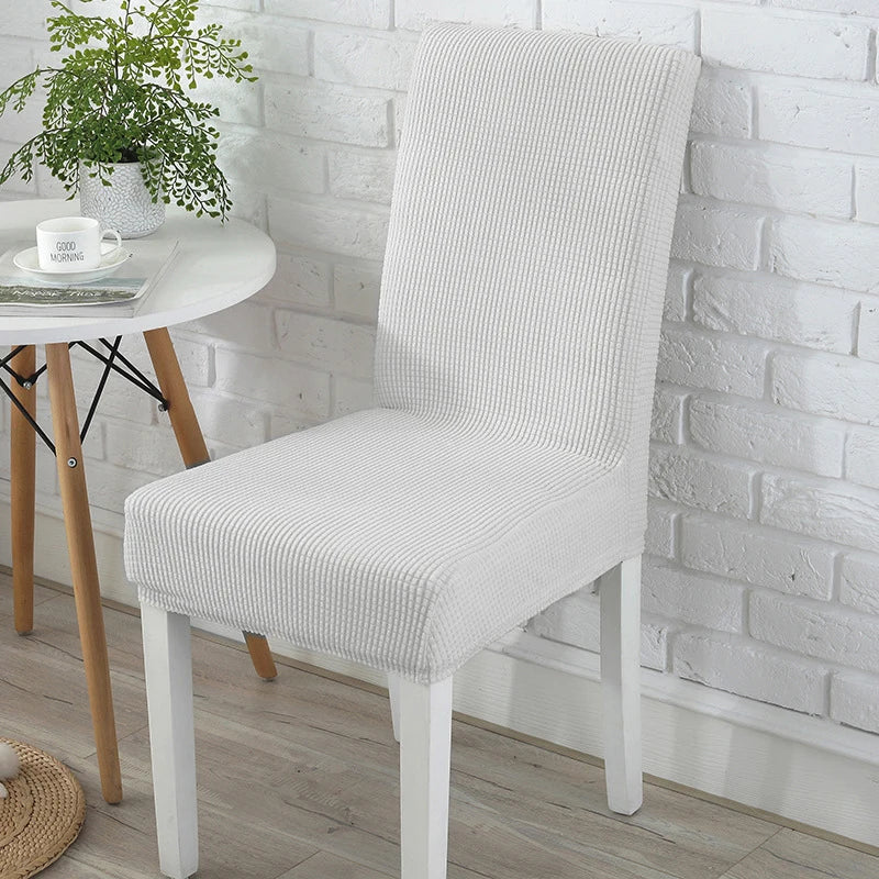 Elastischer Esszimmer Stuhlbezug – Dehnbarer Dicker Jacquard Küchenstuhl Überzug für Esszimmer, Hotel, Hochzeit & Bankett Kaufschwan®