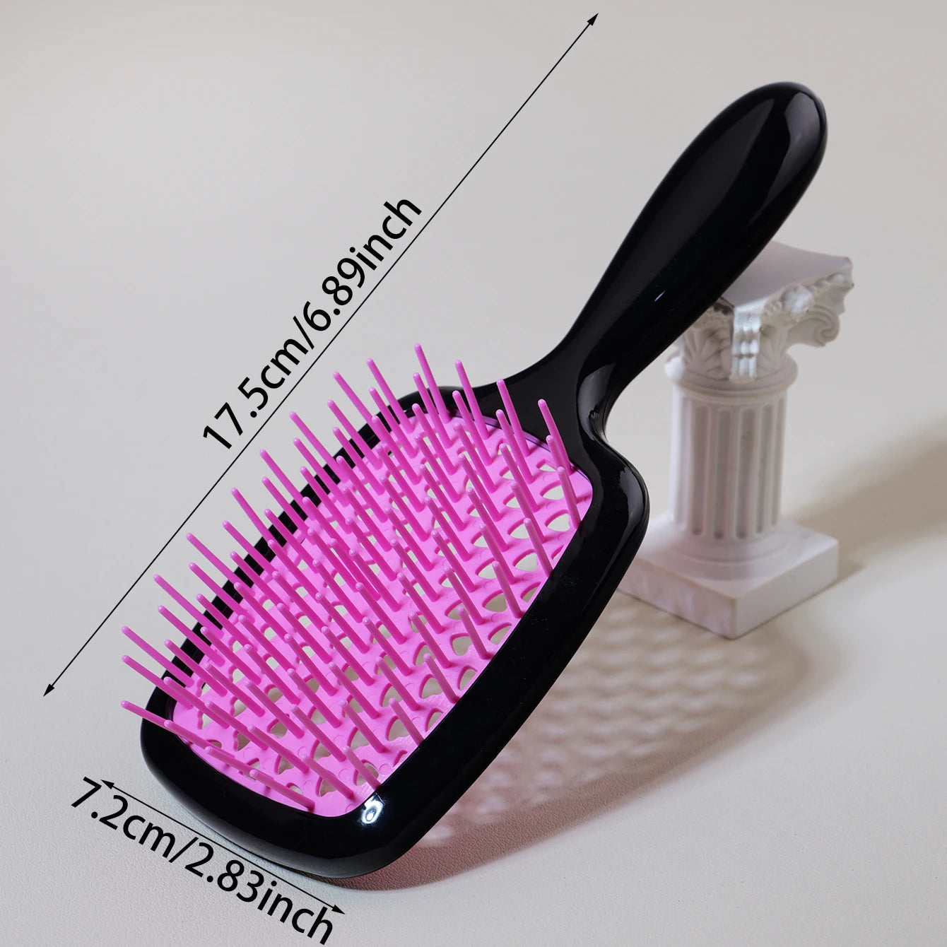Herzförmige Multi-Color Haarbürste – 1/3 Stück | Antistatische Bürste für Nasses & Trockenes Haar, Perückenfreundlich Kaufschwan®