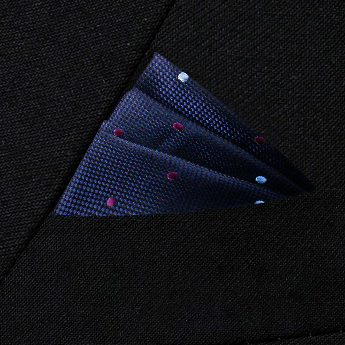 Herren Einstecktuch in Premiumqualität – Neues Design, Einfarbig oder Paisley, Schwarzes Anzug Accessoire in Vielen Farben