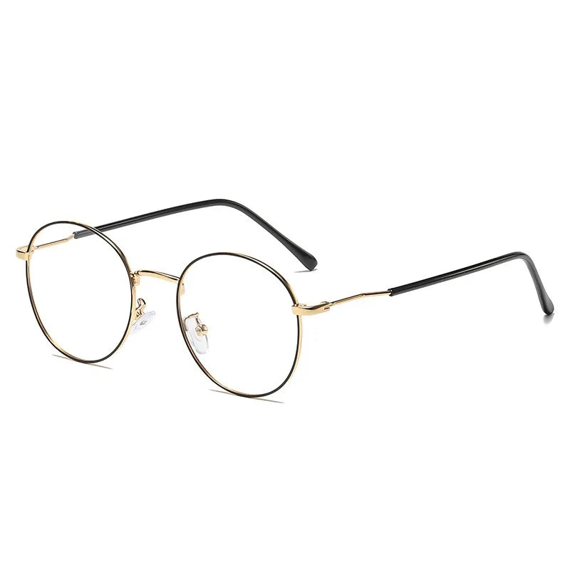 Anti-Strahlungs-Brille für Damen & Herren – Anti-Blau-Licht Photochrome Brille | Intelligente Lichtanpassende Schutzbrille Kaufschwan® Schwarzes Gold
