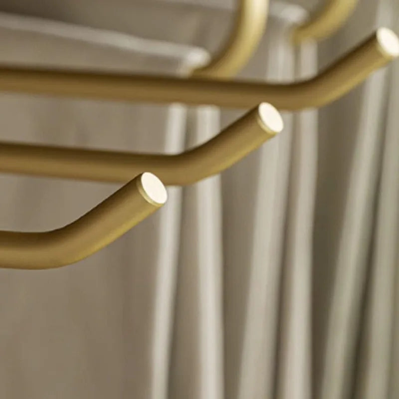 Goldene Aluminium Hosenbügel – Platzsparender L Förmiger Organizer für Kleiderschränke Kaufschwan®