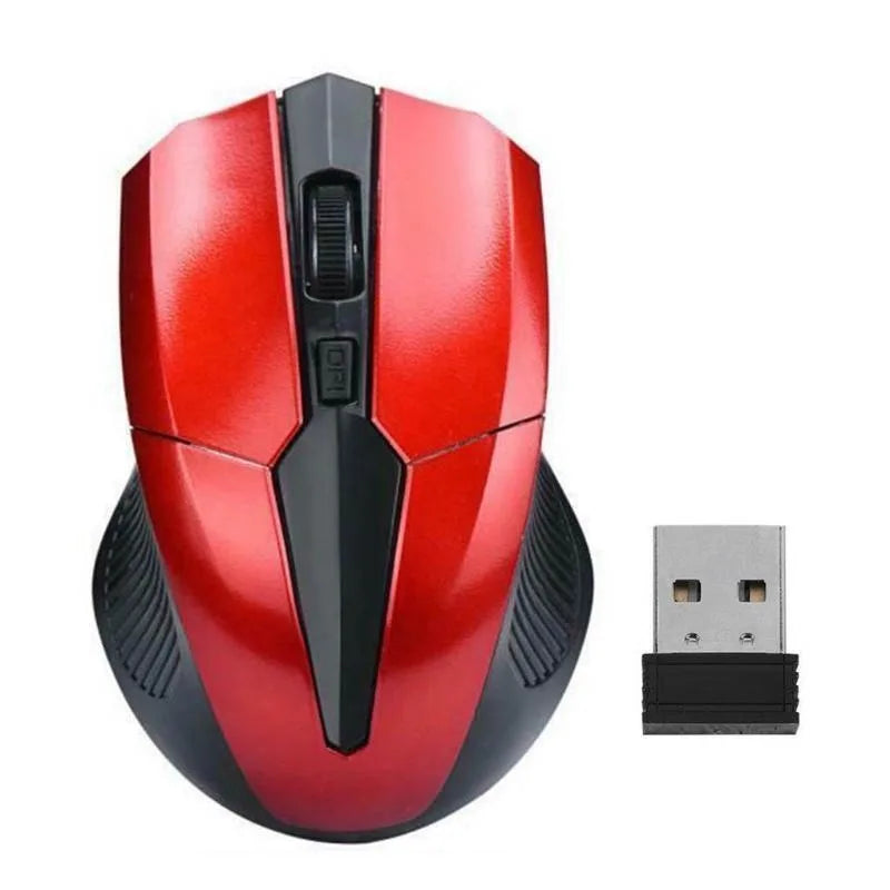 2.4GHz 1200DPI Kabellose Maus – Einstellbare Optische Gaming Maus für PC, Laptop & Büro Kaufschwan®