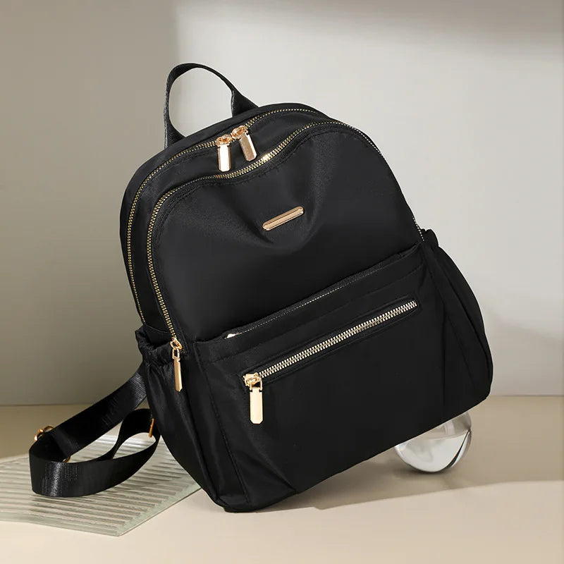 Großraum-Rucksack für Damen | Nylon Freizeit-Reise-Rucksack | Vielseitiger Solider Tagesrucksack für Frauen Kaufschwan®