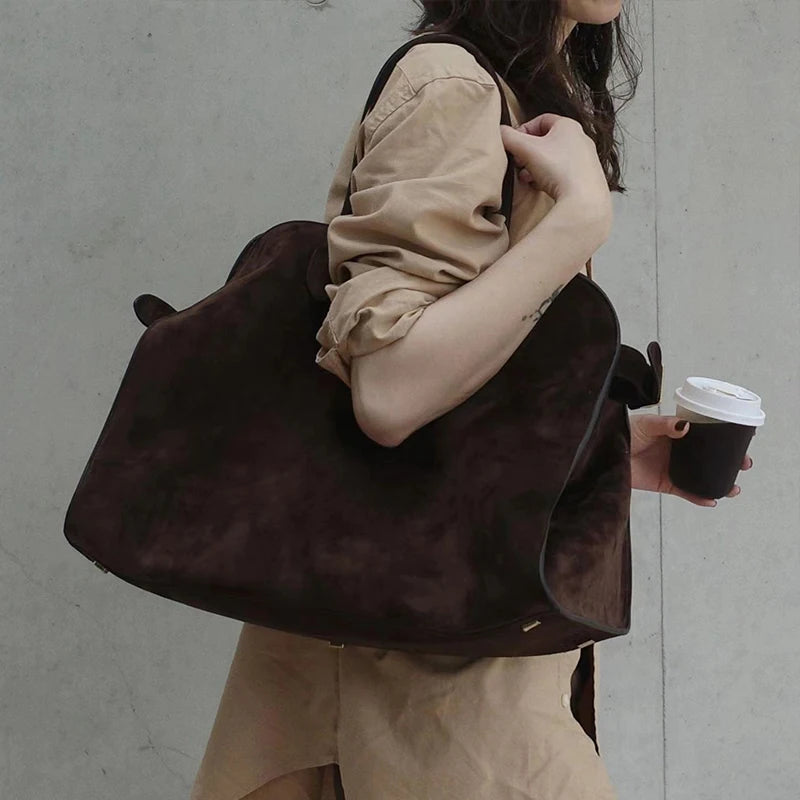 High-End Nischen Design Handtasche – Große Retro Pendler- & Outdoor Reisetasche | Neue Damenhandtasche für Herbst & Winter Kaufschwan®
