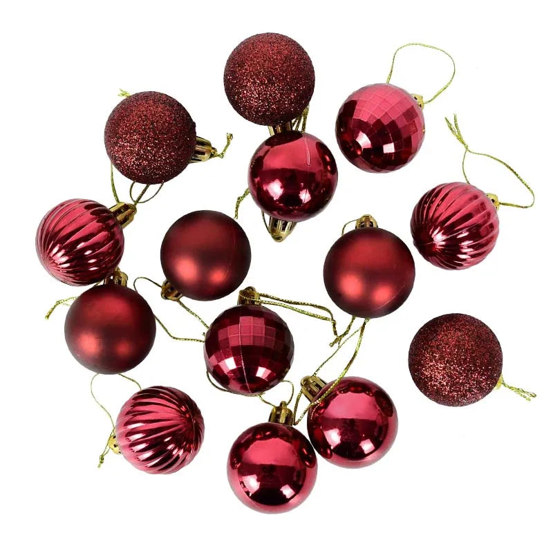 36 Stück Weihnachtskugeln Set – Rot & Gold | Christbaumkugeln Deko für Zuhause, Weihnachten & Neujahr 2026 Kaufschwan®