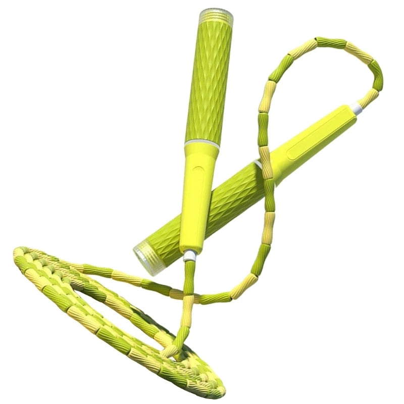 Springseil mit Perlen – Verstellbares Segmentiertes Fitness Springseil | Trainings- & Abnehmseil für Frauen, Männer & Kinder Kaufschwan®