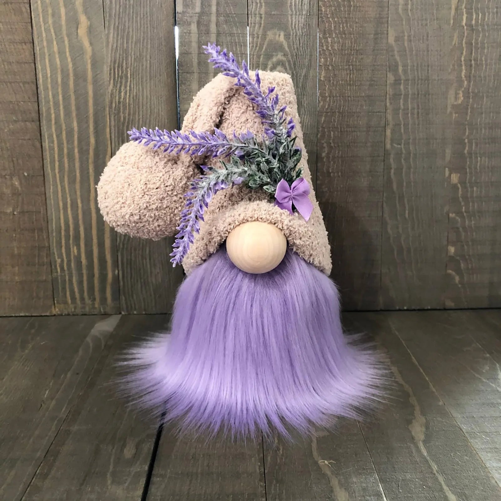 Lavendel Wichtel – Lila | Dekofigur für Zuhause, Rudolf Zwergpuppe, Kinder Weihnachtsgeschenk Kaufschwan®