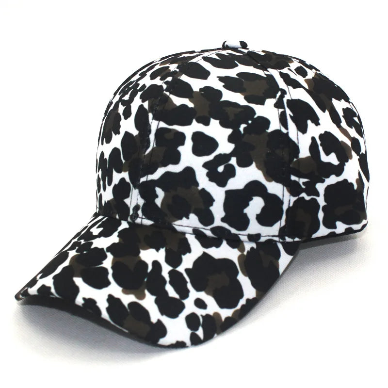 Leopard Print Verstellbare Baseballkappe | Sonnenschutz Baseballcap | Frühling & Sommer Outdoor Snapback für Herren Kaufschwan® Style 1 Einstellbar