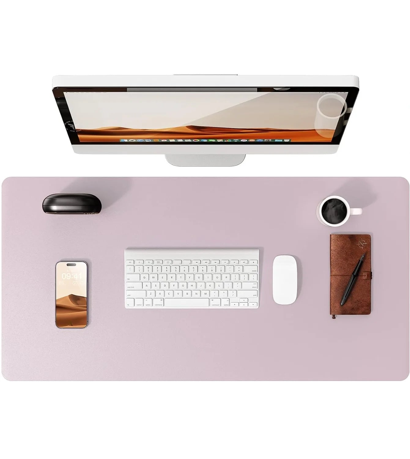 Große PU Leder Schreibtischunterlage – Rutschfeste Office Tischmatte und Laptop Schutzauflage Kaufschwan®