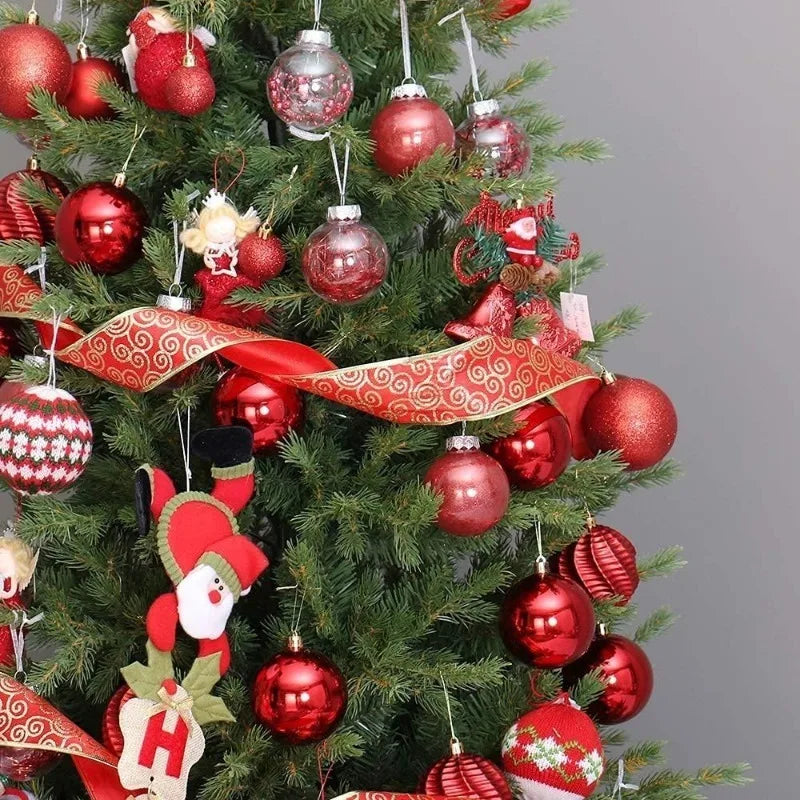 Glitzer Weihnachtskugeln – Bruchsichere Christbaum Anhänger | Festliche Deko für Weihnachten, Hochzeit & Feierlichkeiten Kaufschwan®