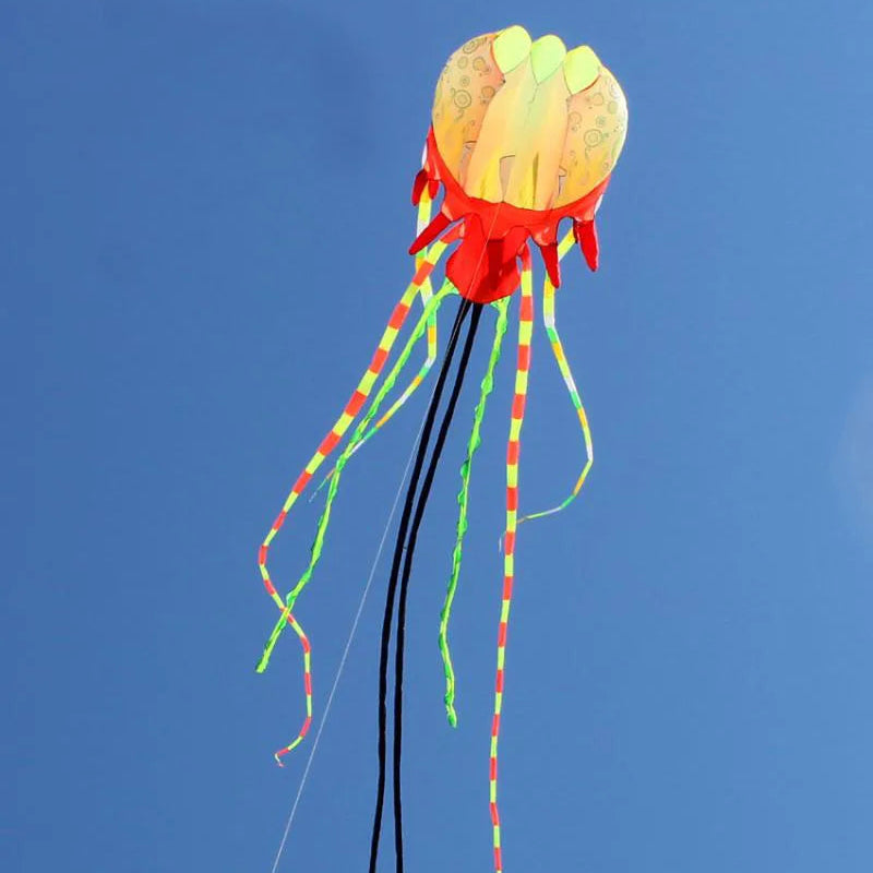 10M Riesiger Quallendrachen – Großer Aufblasbarer Weichdrachen aus Reißhemmendem Nylon für Strand und Freizeit Kaufschwan®