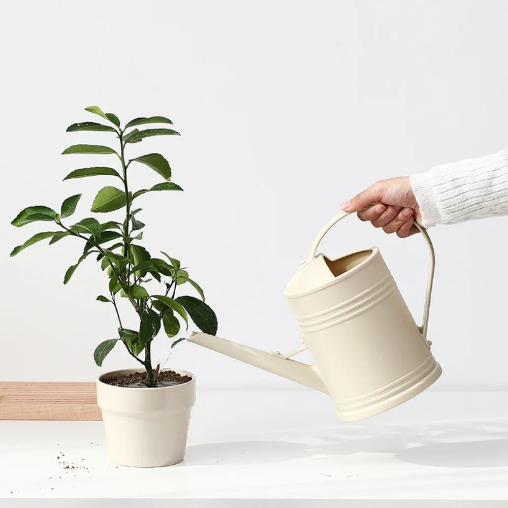 2L Watering Can Pot Plastic Garden Plants Flower Spray Water Kettle Long Mouth Large Capacity Watering Device Watering Tool Kaufschwan®