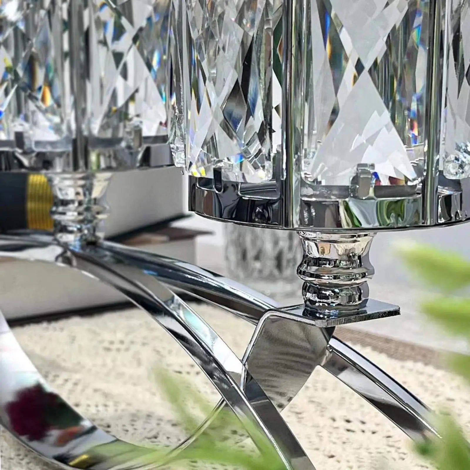 Teelicht Kerzenhalter – Eleganter 3-armiger Glas-Schalen Kandelaber für Club, Hochzeit, Event & Wohndekoration Kaufschwan®