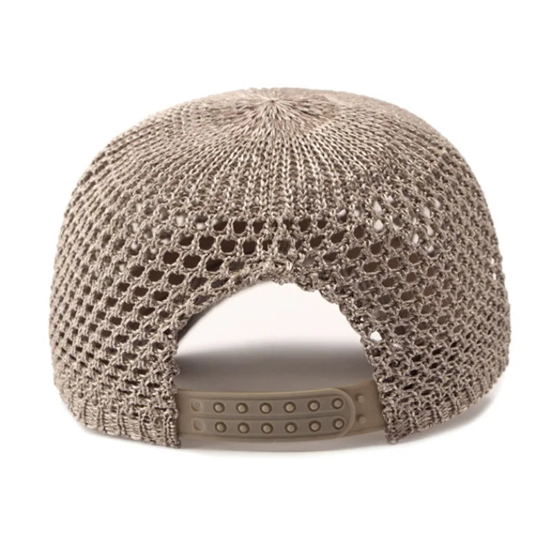 Einfarbige Atmungsaktive Baseballkappe | Sport Mesh Outdoor Baseballcap | Leicht & Verstellbar Kaufschwan®