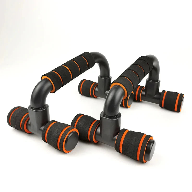 Tragbare Liegestützgriffe – Rutschfeste Schaumstoffgriffe | Fitnessgerät für Muskeltraining & Heimtraining Kaufschwan® Orange