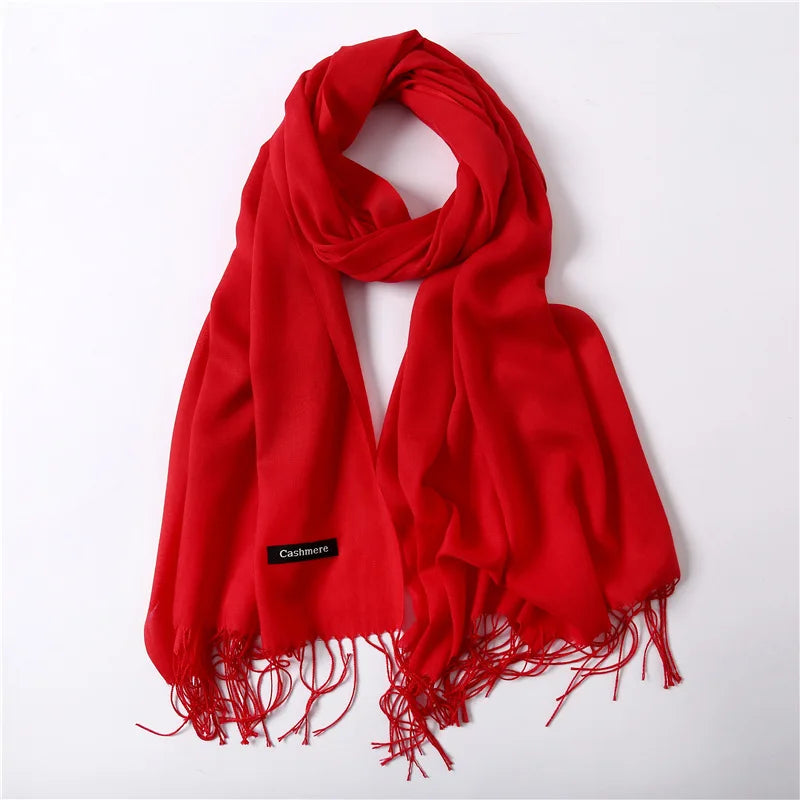 Damen Pashmina Schal | Weich wie Kaschmir | Schal, Reise- & Büro-Accessoire Kaufschwan®