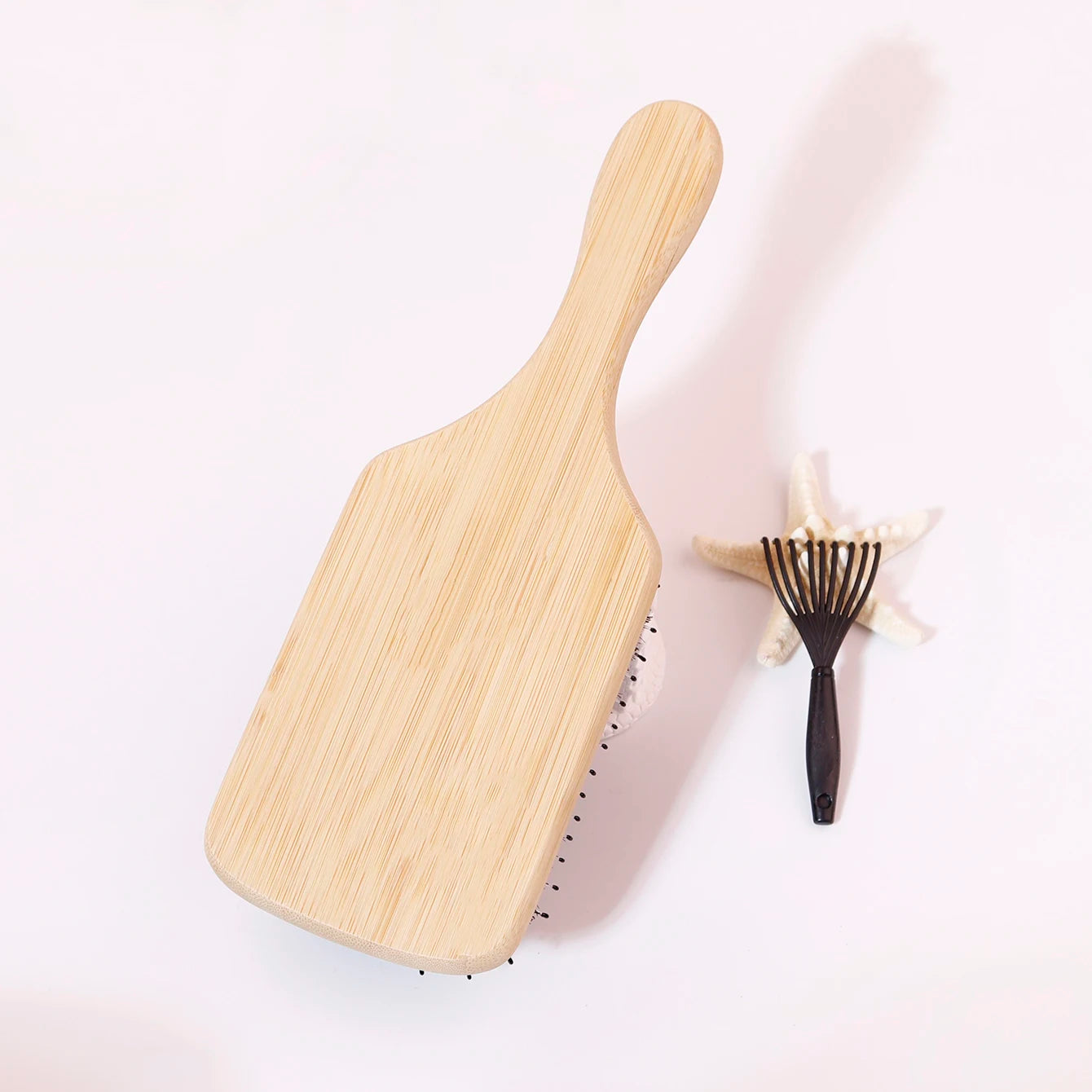 2 Stück Haarbürste mit Borsten & Rake-Kamm – Luftkissen Massagebürste für Glänzendes, Glattes Haar | Perückenfreundliches Styling-Set Kaufschwan®