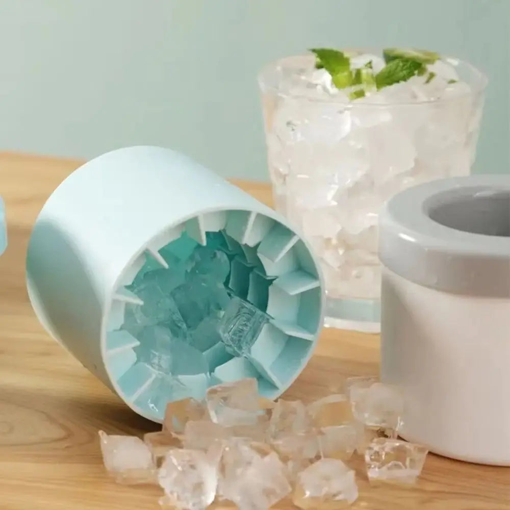 Kompakte Eiswürfelform aus Silikon – Schnelle Eiswürfel für Zuhause, Partys & kalte Getränke Kaufschwan®